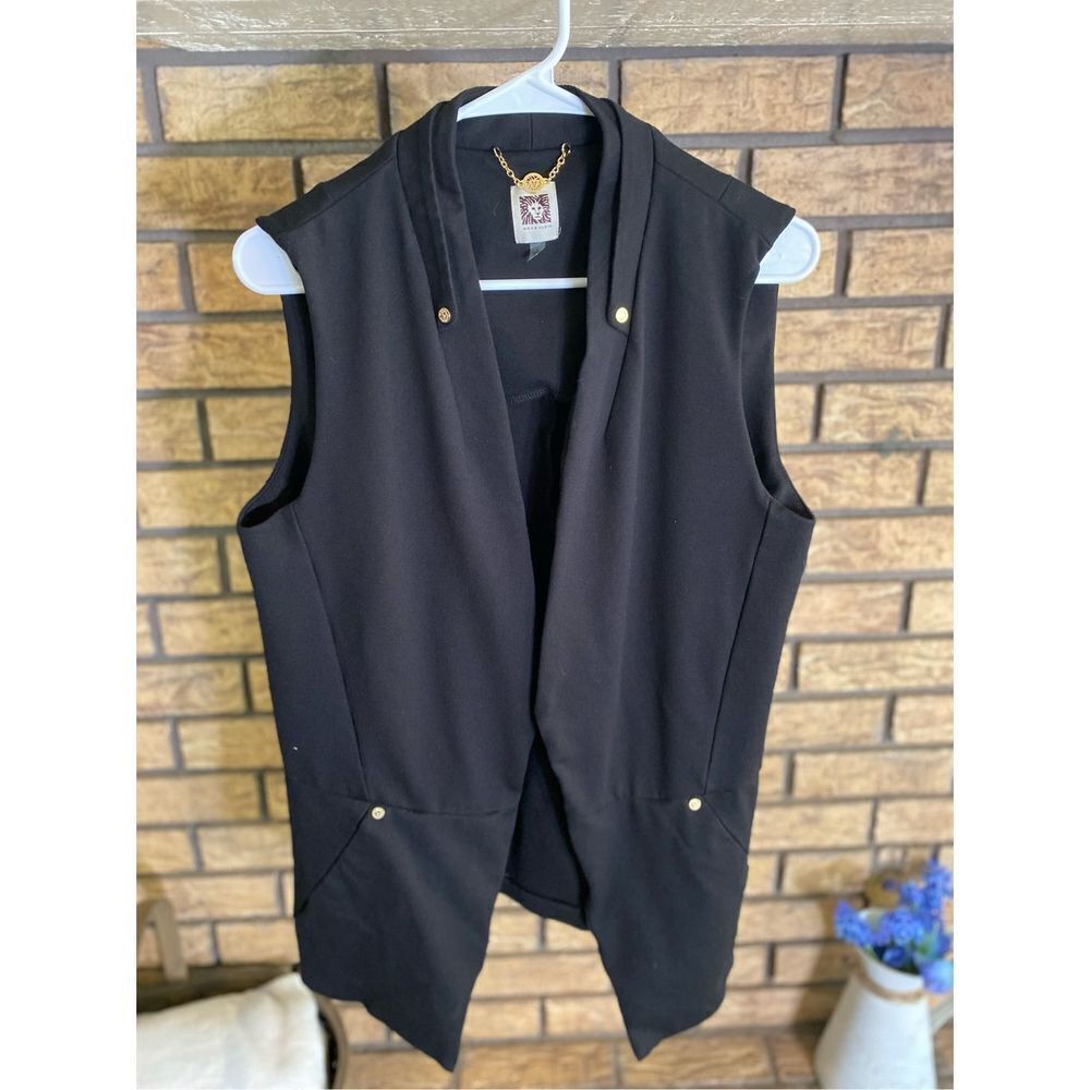 ‎Ann Klein Open Front Vest